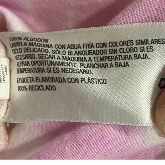 WILD FABLE Women's Pink Tie Dye 100% Cotton Crew Neck T-Shirt SMALL - Picture 6 of 7